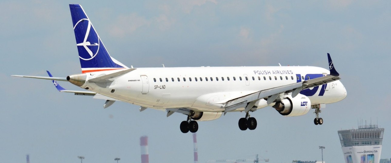 Embraer E195 von Lot: Die Airline baut eine Maschine zum mobilen Krankenhaus um.