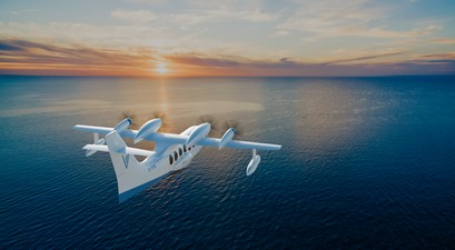 Animation der Polaris im Look von Evia Aero: Frühestens ab 2030 werden die ersten Flugzeuge geliefert. 