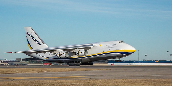 Antonov Airlines stellt dafür fest zwei An-124 zur Verfügung.