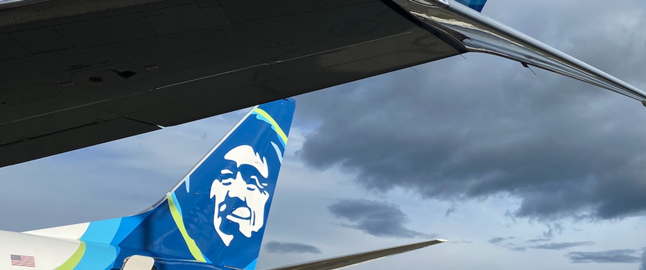 Boeing 737 Max in Alaska-Farben: Sie ersetzen die Airbus A320 Neo.