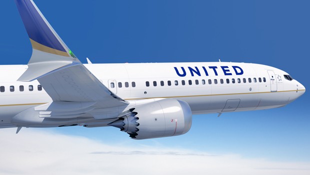 Boeing B737MAX von United: Riesenauftrag zum Abschluss von Farnborough.
