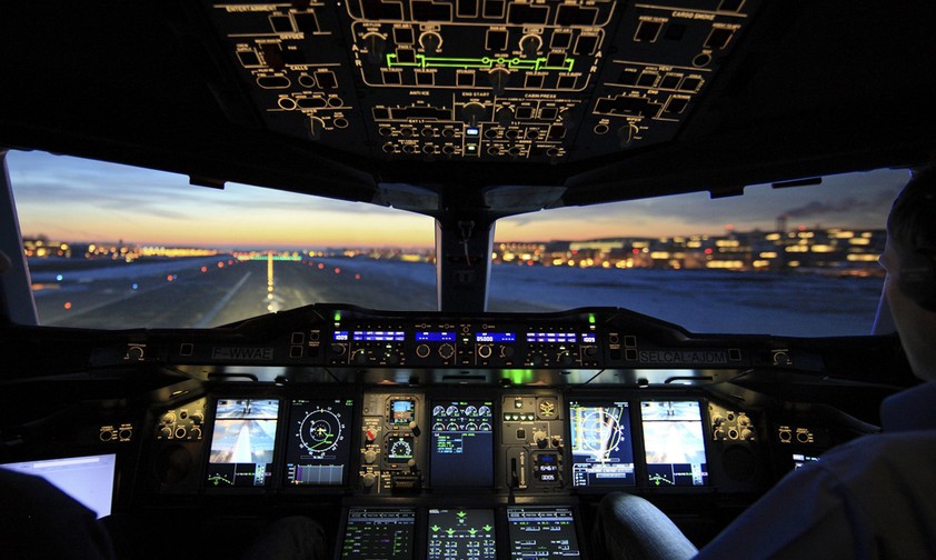 Cockpit des A380: Es werden nur noch wenige neue gebaut.