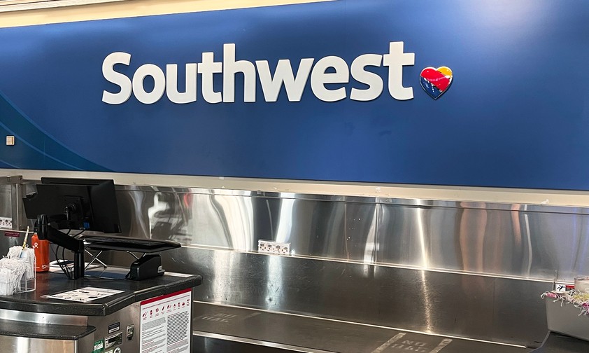 An diesem Mittwochnachmittag war am Check-in in San Diego nicht besonders viel los.