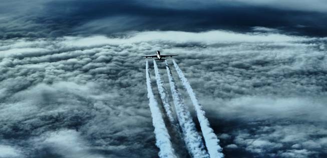 Airbus A340 von Swiss.