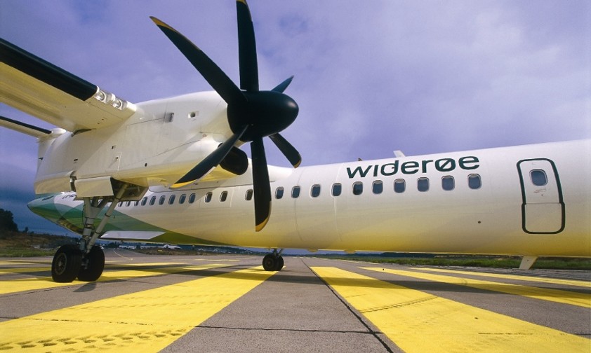 Dash 8 von Wideroe: Bald durch ein Elektroflugzeug ersetzt?