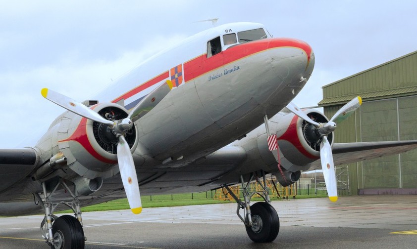 Die Douglas DC-3 in Lelystad: Sie bleibt für immer am Boden.