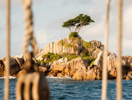 Ave Maria Felsen auf den Seychellen