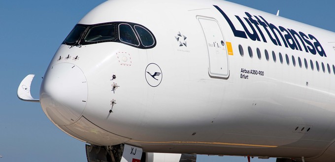 Lufthansa Airbus A350-900 mit dem Taufnamen Erfurt: Der Jet wird ...