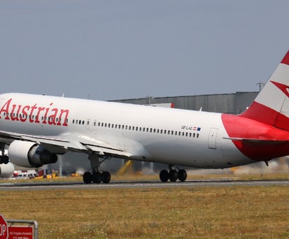 Boeing 767 von Austrian Airlines: Bald nicht mehr zu sehen.