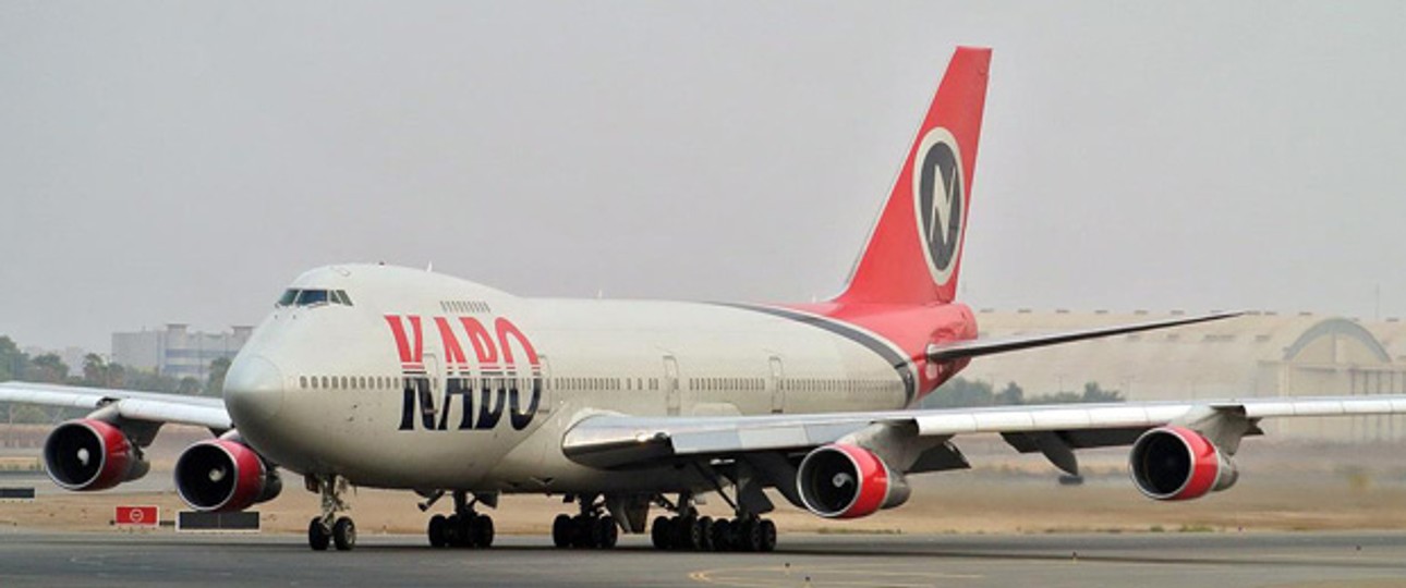 B747 von Kabo Air: Probleme in Saudi Arabien.