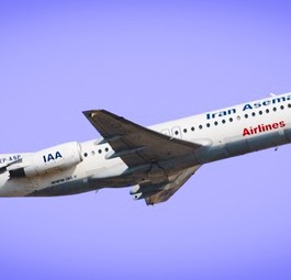Fokker 100 von Iran Aseman: Die Airline beschafft sich neue Motoren.