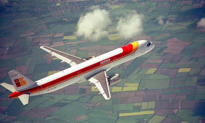 Airbus A321 von Iberia: Immer schwächer ausgelastet.