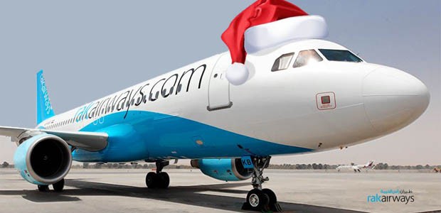 Werbung von Rak Airways: Zu Neujahr war Schluss mit feiern.