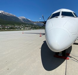 De Haviland Dash 8-400 von Austrian Airlines: Aussortiert.