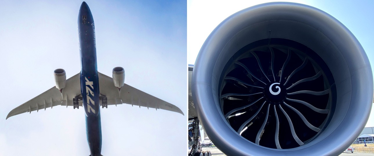 Boeing 777X und das riesige Triebwerk GE9X: Bald wieder in der Luft?