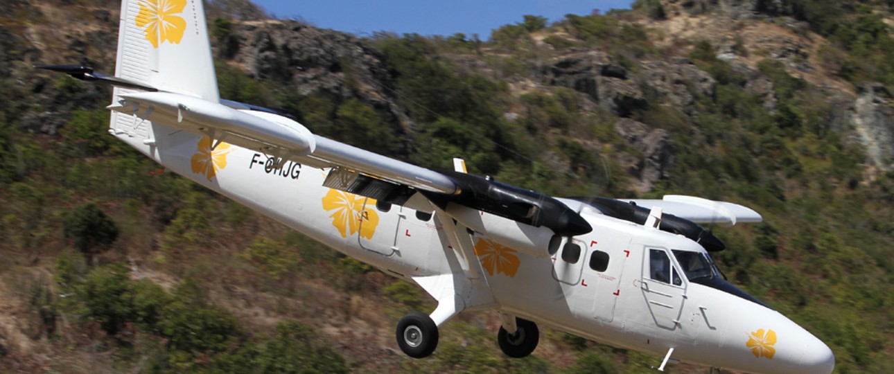 De Havilland Canada DHC-6 Twin Otter von Air Antilles: Darf vorerst nicht mehr abheben.