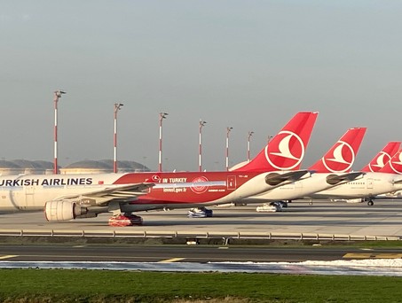 Flieger von Turkish Airlines in Istanbul: Die Fluglinie steigt bei Air Europa ein.