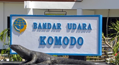 Flughafen Komodo: Nur eingeschränkt nutzbar. 