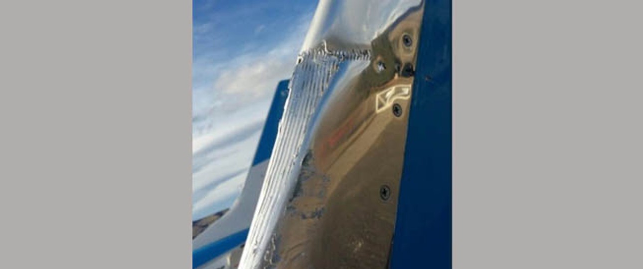 Schaden bei Aerolineas Argentinas: Ab zur Inspektion.