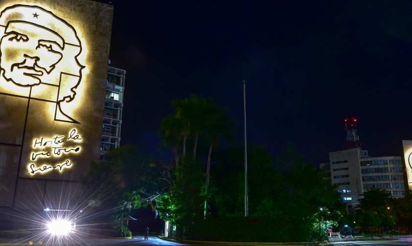 Che-Guevara-Portrait in Havanna: Nicht beliebt bei der US-Regierung.