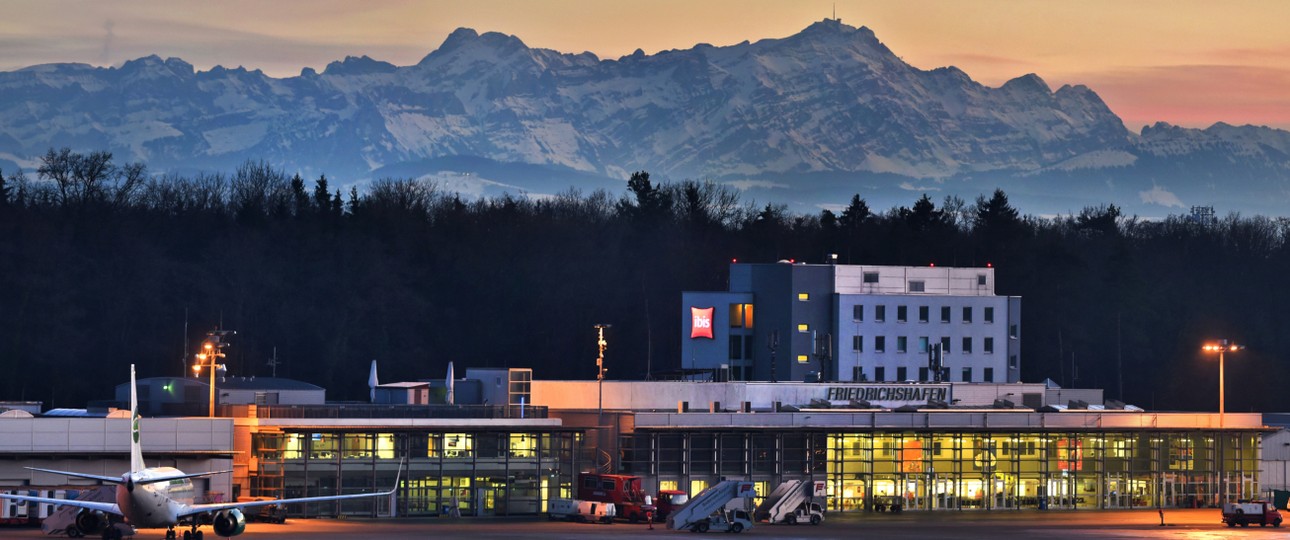 Airport Friedrichshafen: Gehört hier alles bald einem neuen Eigentümer?