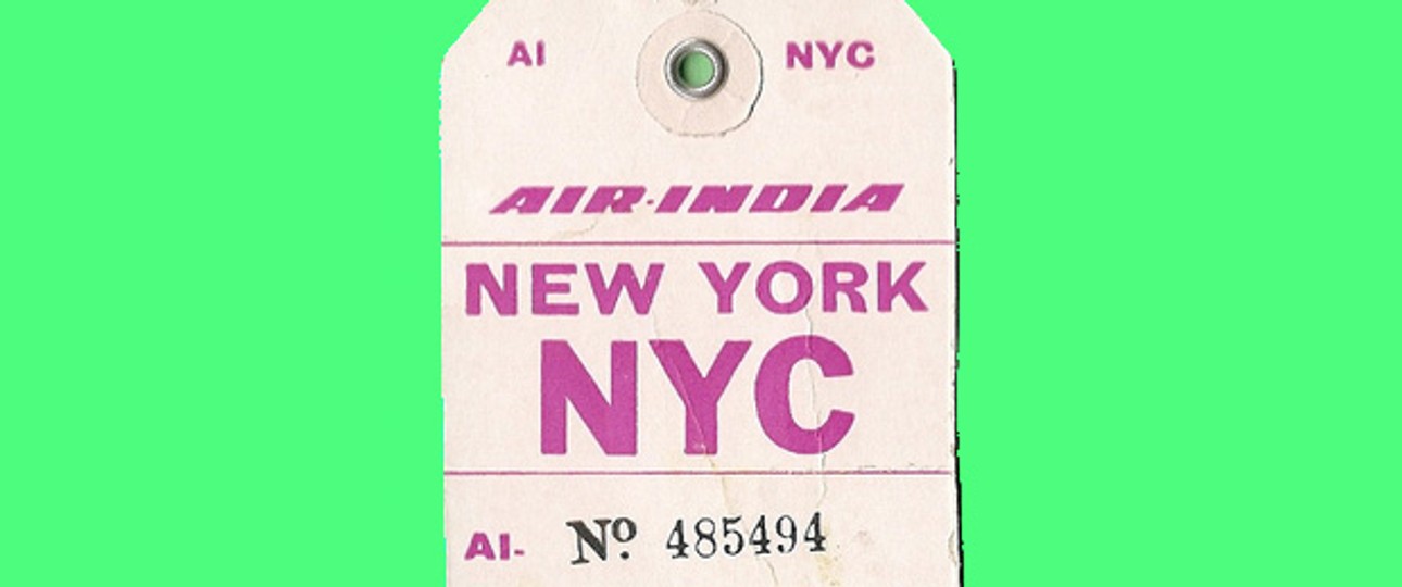 Alte Gepäcketikette von Air India: Aus der Traum vom Allianzmitglied.