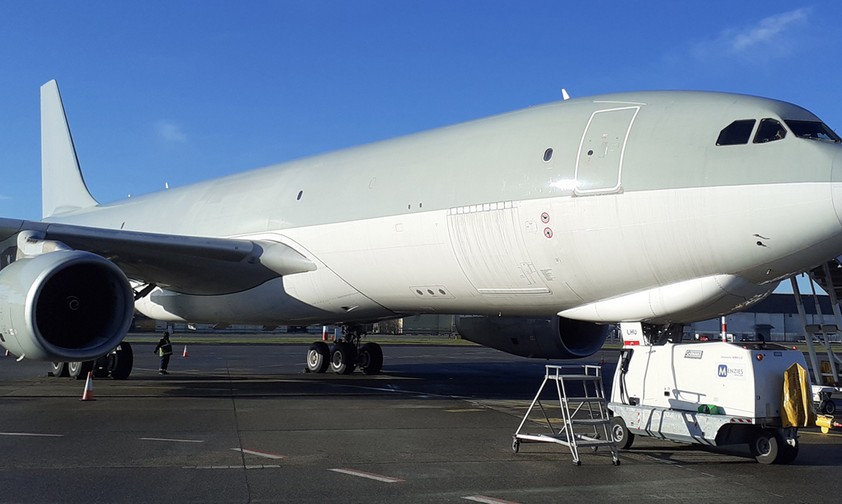 Der Airbus A330 F Ungarns: Betrieben wird der Frachter von Wizz Air.