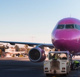 Flieger von Wizz Air: Ende in Frankfurt im kommenden Sommer.