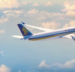 Airbus A350 von Singapore Airlines: Die Fluggesellschaft inspiziert die Triebwerke.