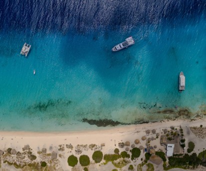 Curaçao von oben: Interessant für Airlines.