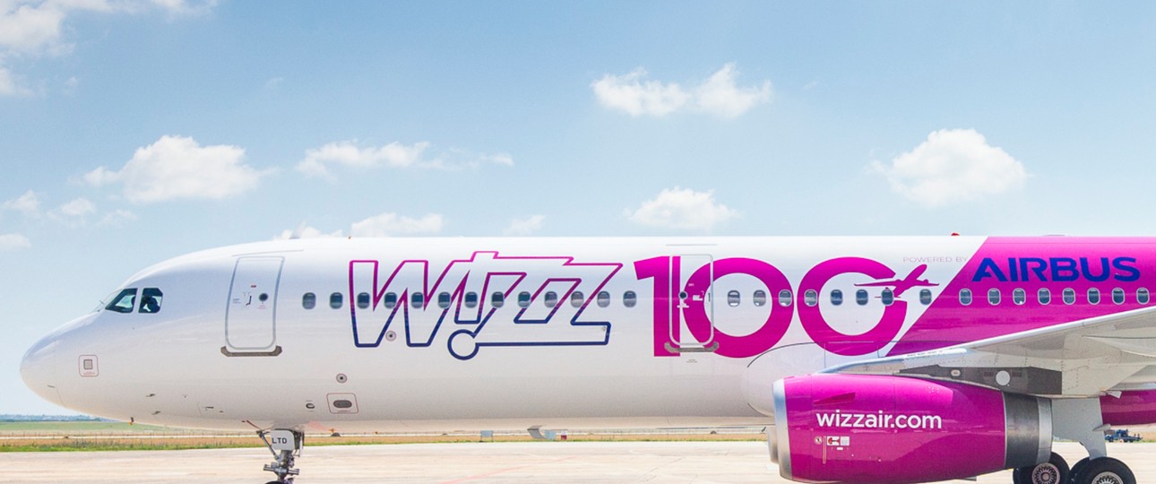 Wizz Airs 100. Jet der Airbus-A320-Familie (im Jahr 2018): Die Flotte wächst stetig weiter.