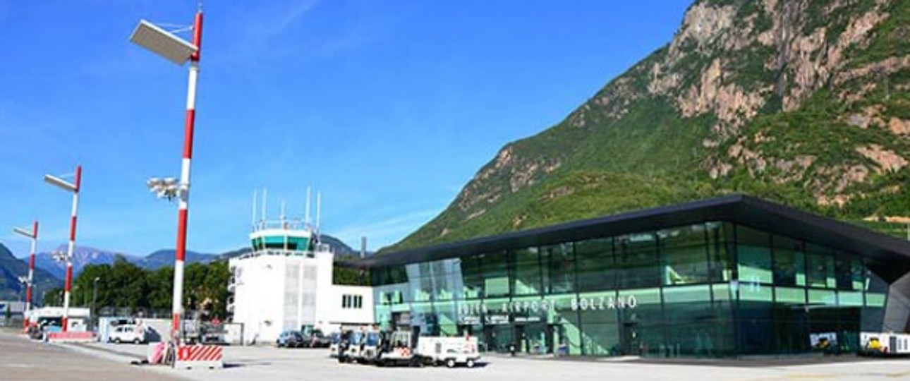 Flughafen Bozen: Nur 50'000 Fluggäste im Jahr.