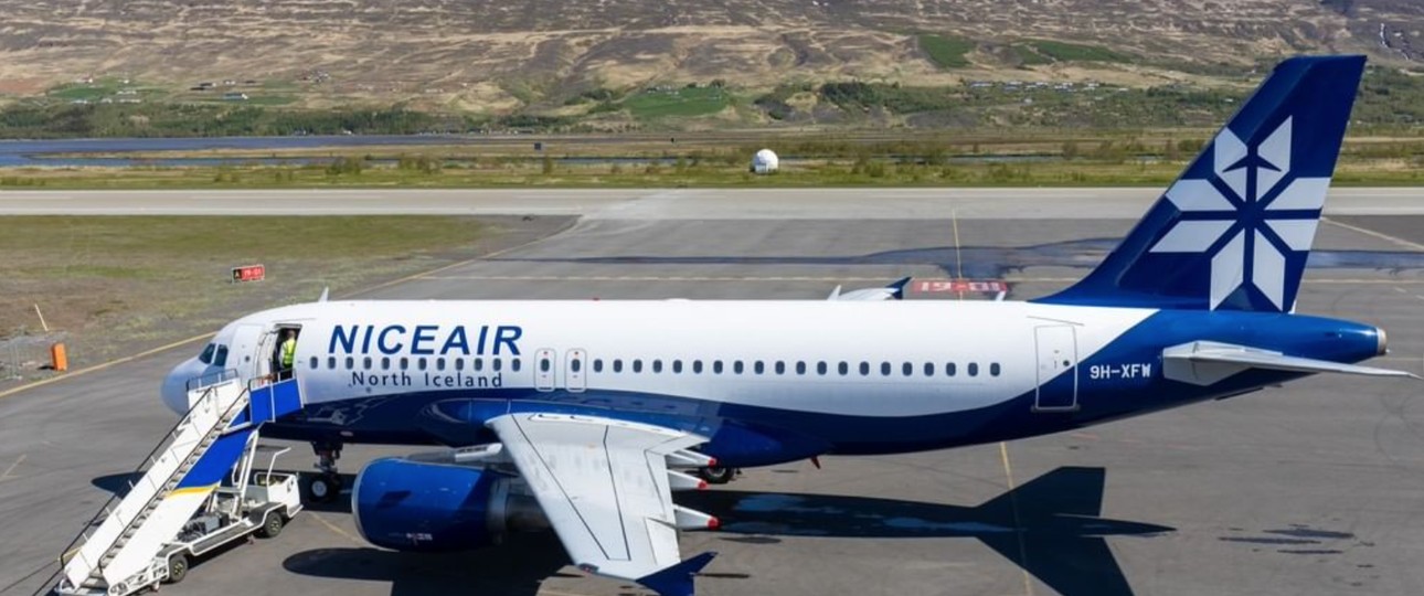 Airbus A319 von Niceair: Die Airline war neun Monate in der Luft.