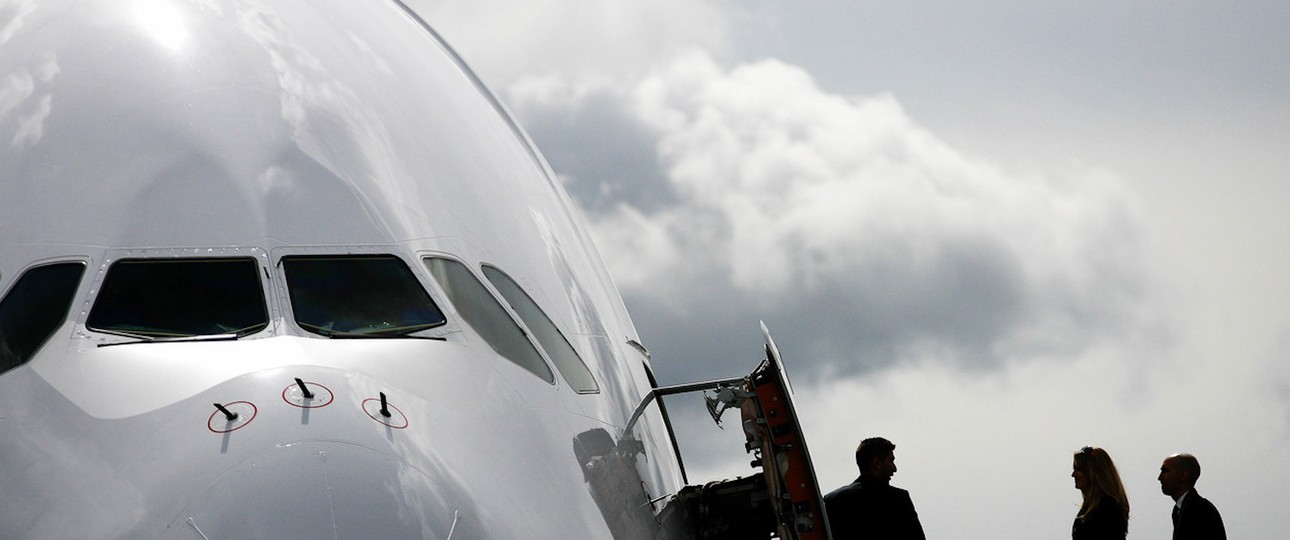 Einsteigen in den A380: Bei British Airways wieder ganz normal.