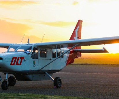 GA8 Airvan von OFD: Das Flugzeug ist aktuell nicht flugfähig.