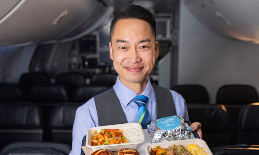 Flugbegleiter von Alaska Airlines: Neun Prozent der Beschäftigen in der Kabine waren zeitweise obdachlos.