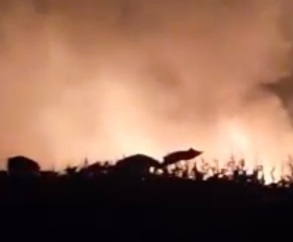Brand: So sah es an der Unfallstelle aus.