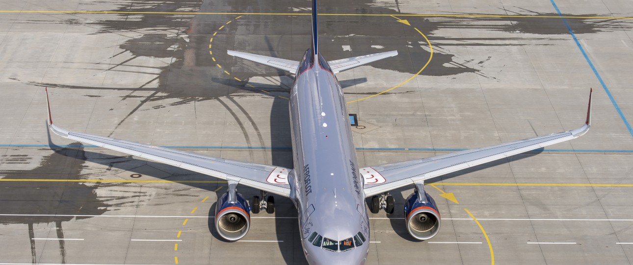 Jet von Aeroflot: Das Personal ist nicht glücklich.