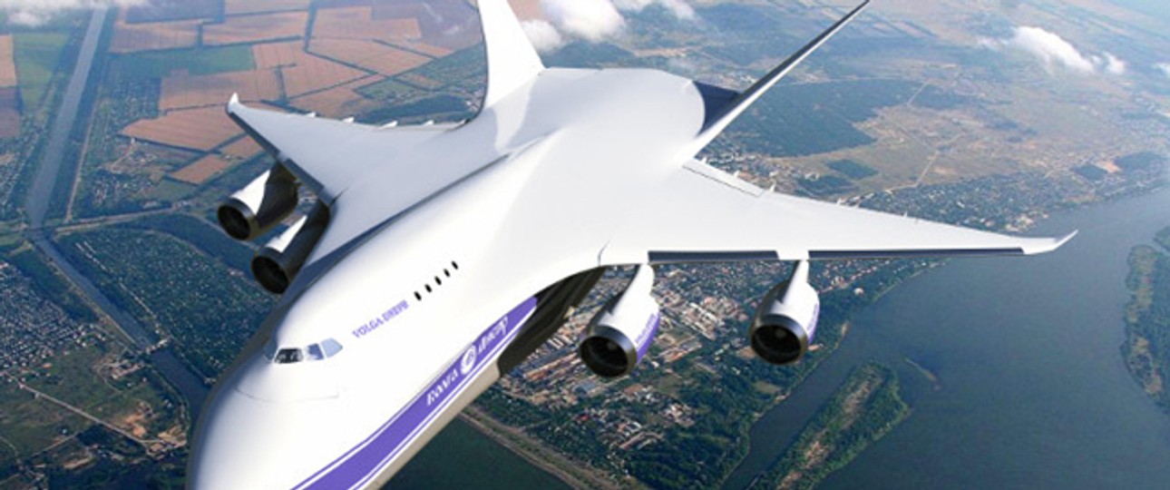 Frachter der Zukunft: So stellt sich Volga-Dnepr die Ruslan-Nachfolgerin vor.