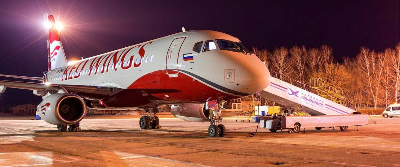 Ehemaliger Superjet von Red Wings: Die russische Airline war unzufrieden.