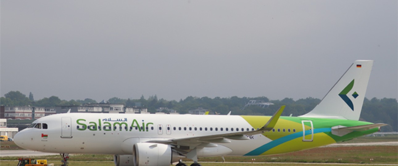 A320 Neo von Salam Air: Die Fluglinie plant um.