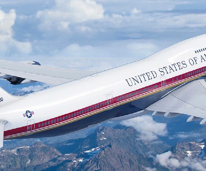 Sieht so die künftige Air Force One aus? Boeing betont, es handle sich lediglich um eine künstlerische Visualisierung.