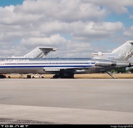 Die N844AA als sie noch in den USA geparkt war: Die Boeing 727 blieb bis heute unauffindbar.