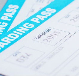 Bordkarte: Frontier streicht die Abflugzeit weg.