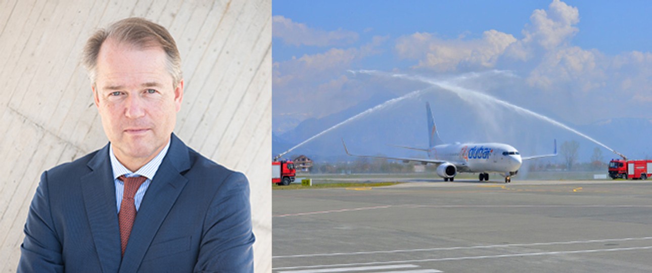 Constantin von Alvensleben: «Tirana ist der am besten verbundene Flughafen in der Region».