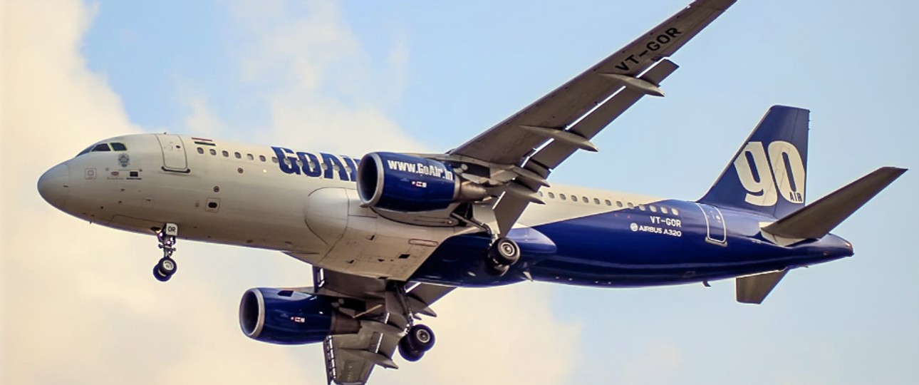 A320 von Go Air: Ein Sicherheitssystem sprang nach dem Pilotenfehler an.