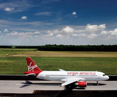 Airbus A320 von Virgin America: Relativ hohe Leasingraten.