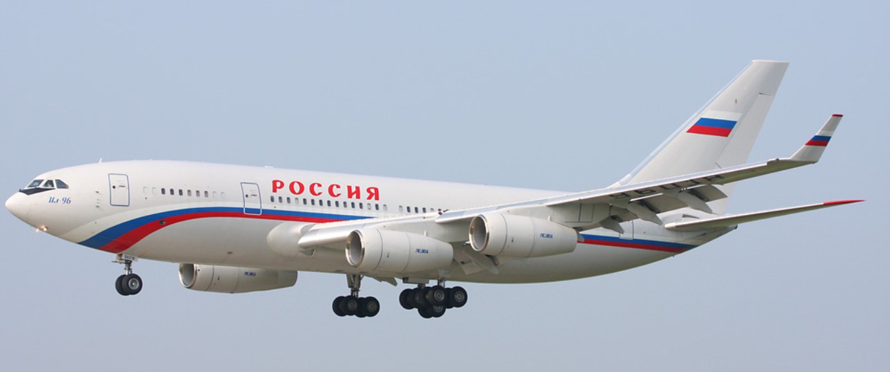 Ilyushin Il-96 mit dem Kennzeichen RA-96018: Flog nach Washington.