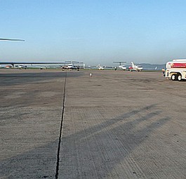 Flughafen von Abuja: Modern, aber gefährdet.
