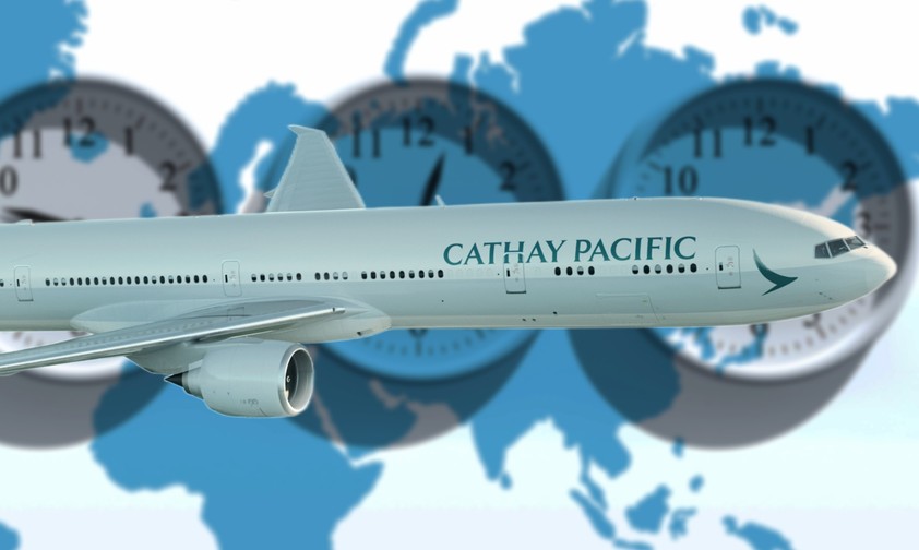 boeing 777 cathay pacific zeitzonen